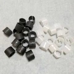 椅子 滑り止めキャップ プラスチック素材 U型 椅子脚カバー 長方形 30個