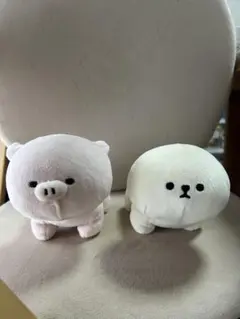 PLUFFY もふもフレンズ　ビションフリーゼ　ぶた　ぬいぐるみ　プラッフィー