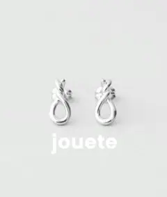 Jouete　ノット　ピアス　クロス　リボン　　ジュエッテ　シルバー