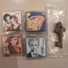 NANA　CD風アクリルチャーム カプセルラバーマスコット　5個セット