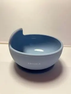 【新品】KEYUCA 抗菌シリコンすくいやすいボウル ブルー 箱ナシのサムネイル
