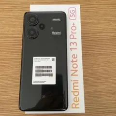 【新品】　xig05 black 256GB Xiaomi Redmi Note 13 Pro 5G XIG05 6.7インチ メモリー8GB ストレージ