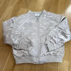 AZUL by moussy MA-1ジャケット ベージュ F