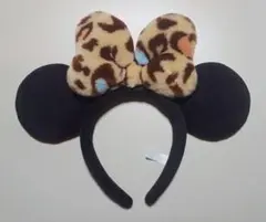 即日発送　ディズニー　ミニー　ヒョウ柄　カチューシャ　廃盤品