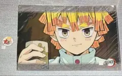 鬼滅の刃 我妻善逸 ダイニング 第7期 クリアファイル 缶バッジ セット