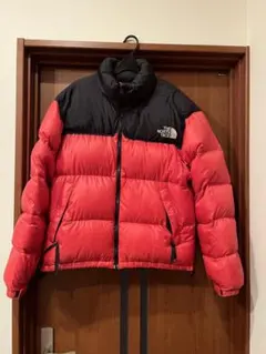 THE NORTH FACE ダウンジャケット レッド/ブラック