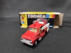 レア！赤箱トミカ22-4-2 ニッサンディーゼルハシゴ付消防車 イエロー