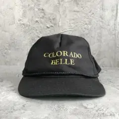 cb262古着　キャップ　黒　90s Y2K