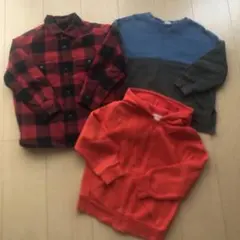 ユニクロ・その他　フランネルウラボアシャツジャケット/トレーナー/zipパーカー