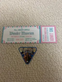 ミセス　ワンダーミュージアム　入場券　ステッカー