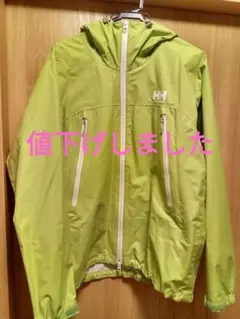 【値下げ】Helly Hansen マウンテンパーカー Lサイズ ライムグリーン