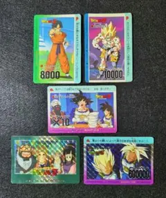 ドラゴンボールZ トレーディングカード　キラカード 8枚　2003 AMADA ドラゴンボールZ アマダ 2003年トレカ 裏面一枚絵コンプセット×4