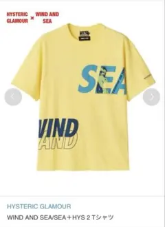 HYSTERIC GLAMOUR×WIND AND SEA　コラボTシャツ