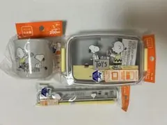 スヌーピー 弁当箱 コップ 箸セットのサムネイル