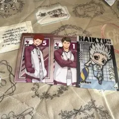 ハイキュー!! キャラクターカード ３枚セット