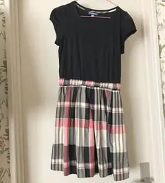 【美品】バーバリーブルーレーベル ワンピース チェック　ベルト未使用