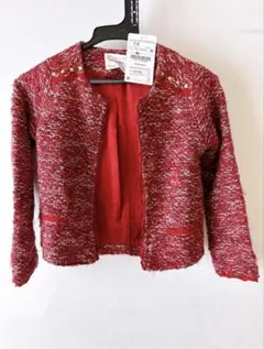 ★新品未使用★ ZARA ジャケット 128cm 7-8歳 赤