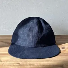 6パネルキャップ　デニムキャップ ネップデニム リップストップ ROVE