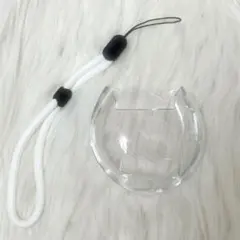 たまごっちパラダイス ハードケース ストラップ付き クリア