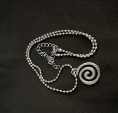 SOL ロゴ　ネックレス　ボールチェーン　y2k シルバー