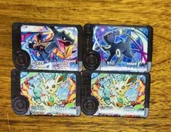 ポケモンメザスタ レックウザ ブラッキー リーフィア 4枚セット