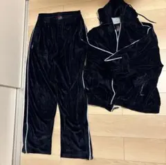 FUBU ベロア セットアップ ブラック Lサイズのサムネイル