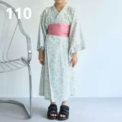新品＊Lycee mine リセマイン すぽっと着れる ワンピース 浴衣 110