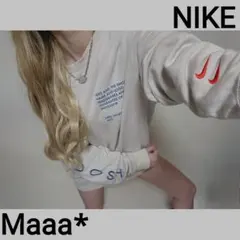 NIKE　スウォッシュ　激かわ　ロゴ　スウェット　トレーナー