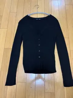 GU ブラック カーディガン M