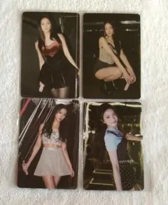 BLACKPINK JISOO ジス トレカ 韓国限定 4枚セット★No.382