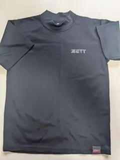 ZETT ブラック 半袖アンダーシャツ 140