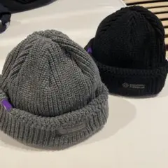 【完売】ノースフェイスパープルレーベル ワッチキャップ　２個セットのサムネイル