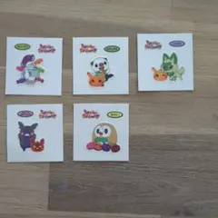 ポケモンデコキャラシール　ハロウィン　5枚セット