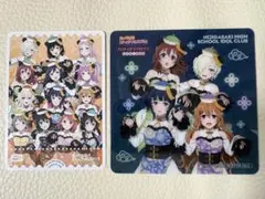 3年生　ラブライブ！虹ヶ咲 上野　御徒町　パンダキョンシー　コースター+ラブカ