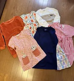 110子供用ワンピースセット 7点