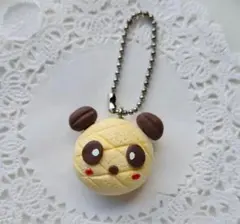 メロンパン　パンダ　チャーム　食品サンプル　フェイクスイーツ