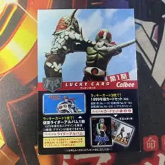 カルビー 仮面ライダーチップス ラッキーカード 申込み券 見切り取り