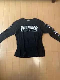 THRASHER MAGAZINE ロングTシャツ ブラック 長袖のサムネイル