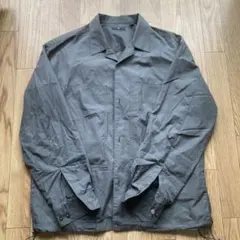 uniqlo+j スーピマコットンオーバーサイズシャツブルゾン L オリーブ