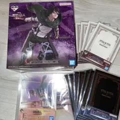 進撃の巨人　一番くじ　C賞ハンジ、E賞アクリルボード、F賞7枚、G賞5枚セット