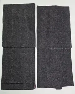 ひ*ろ様 【24時間以内発送】着物 本場大島紬 アンサンブル 横双絣 正絹 泥染