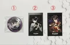 ブラックスター　ブラスタ　モクレン　缶バッジ　＆　チェキ風カード