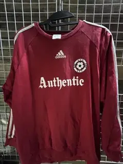 adidas 赤 トレーナー A.K.F.C. 3番