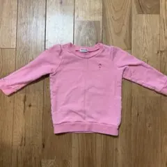 MIKIHOUSE ピンク　トレーナー　100