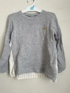 petit main 長袖カットソー 120cm グレー