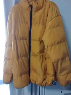 グラソス170cm黄色中綿ジャンパーコートイエロー