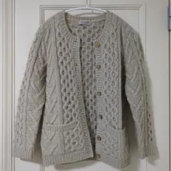 Spick and Span アランニットカーディガン