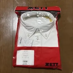 【新品未使用】 ZETT ホワイト ポロシャツ　Mサイズ