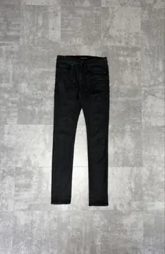 美品 サンローランパリ コーティング エディ期 ラストシーズン スキニー デニム Saint Laurent Paris(サンローランパリ) 13AWデストロイクラッシュ加工