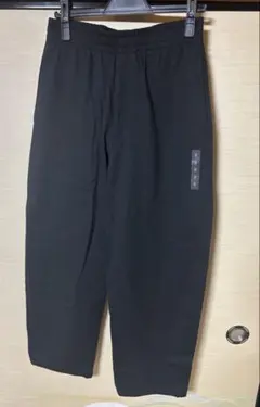 未使用 UNIQLO U ユニクロ ユー スウェットカーブパンツ ブラック S